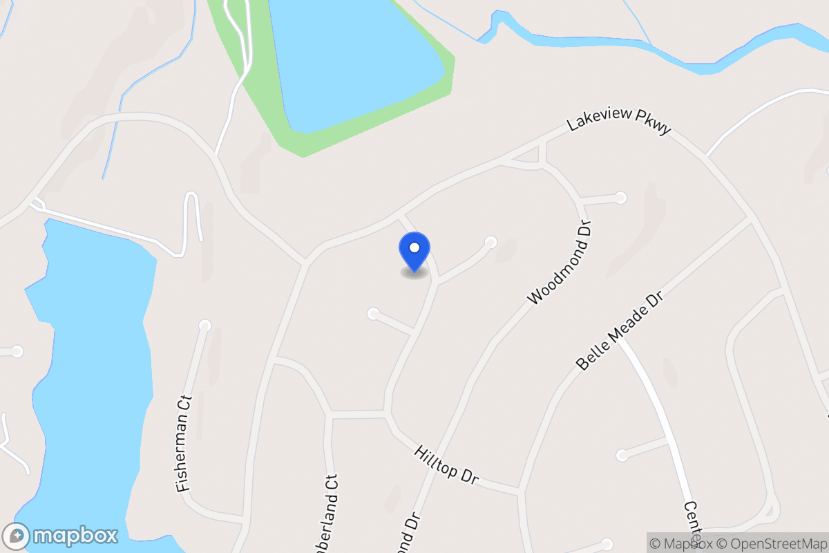 Map of 5226 Hilltop Dr