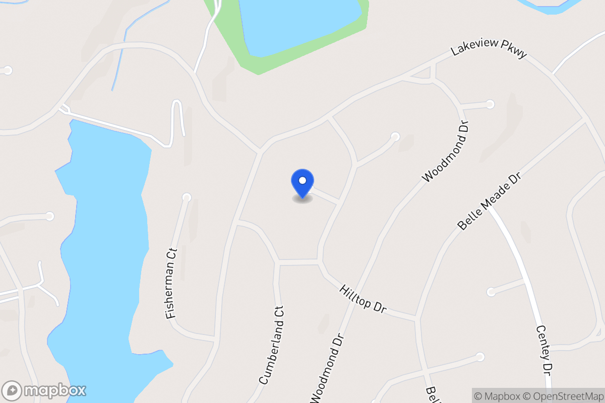 Map of 5234 Hilltop Dr