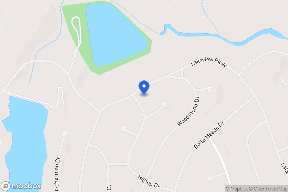 Map of 5240 Hilltop Dr