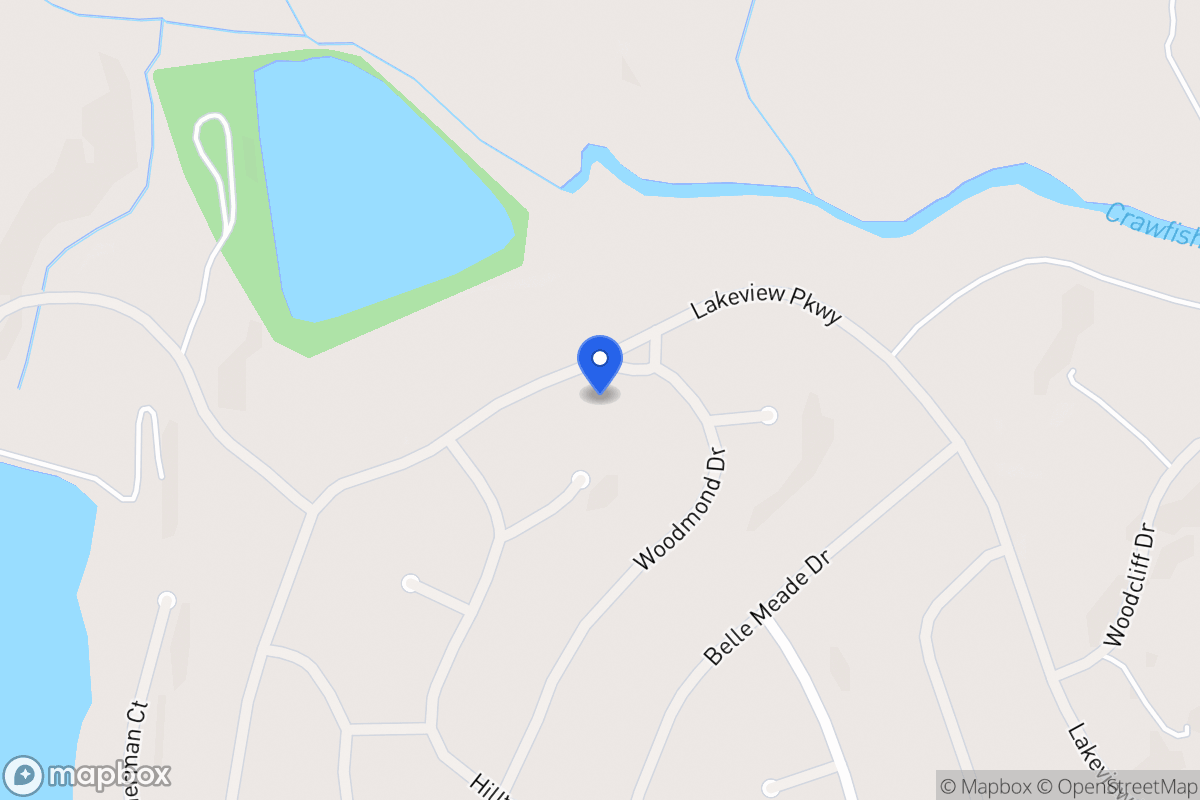 Map of 5245 Woodmond Dr