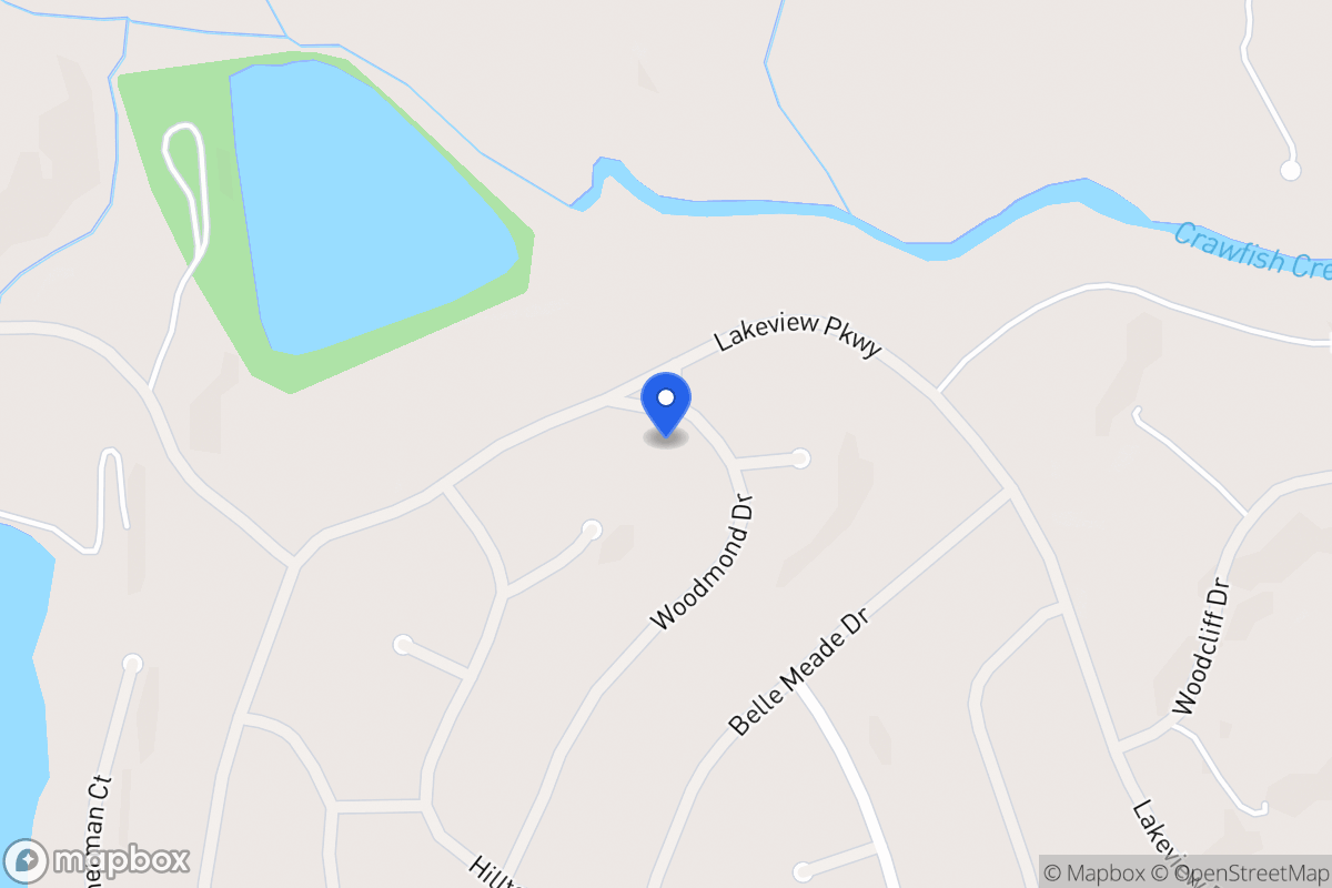 Map of 5247 Woodmond Dr