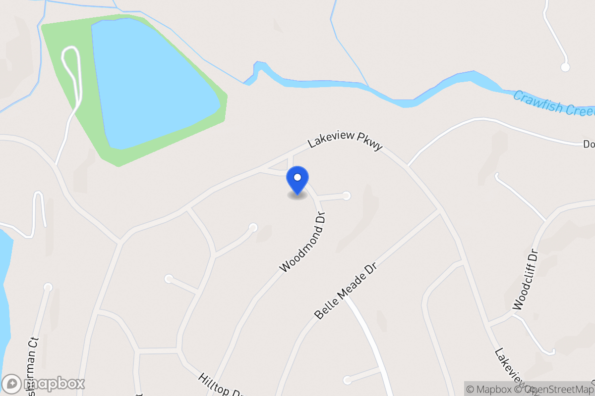 Map of 5248 Woodmond Dr
