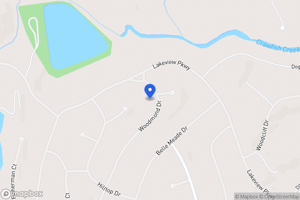 Map of 5249 Woodmond Dr