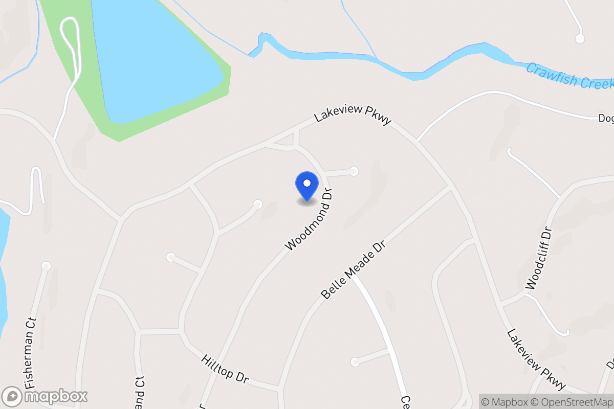 Map of 5251 Woodmond Dr
