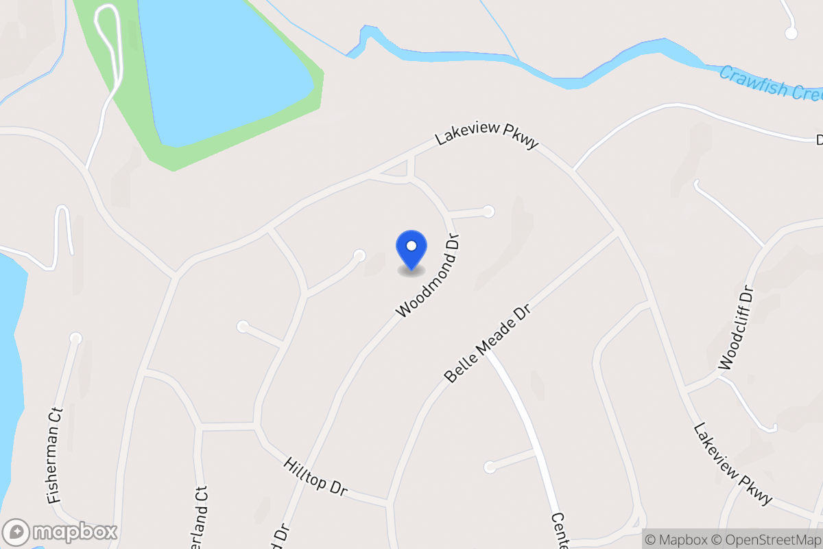 Map of 5252 Woodmond Dr