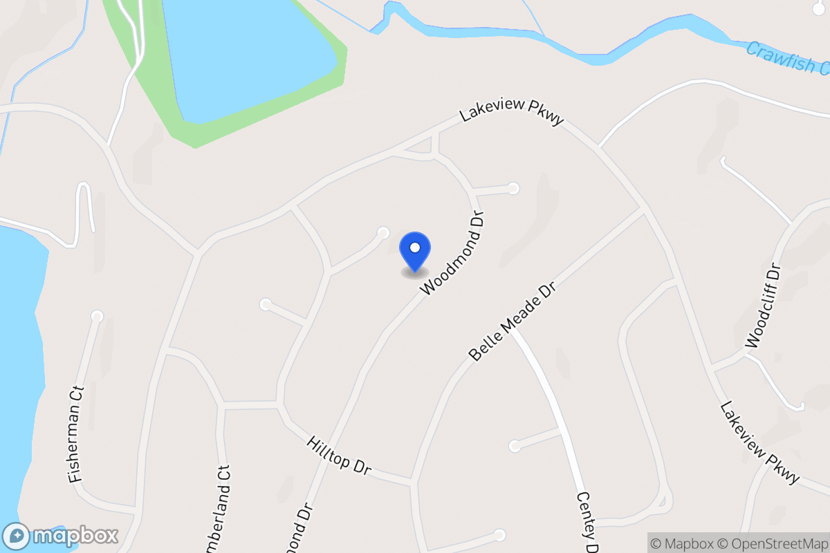 Map of 5254 Woodmond Dr