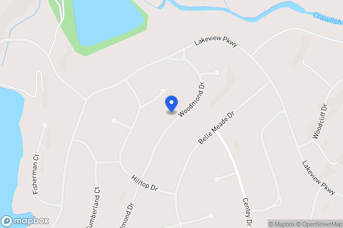 Map of 5255 Woodmond Dr