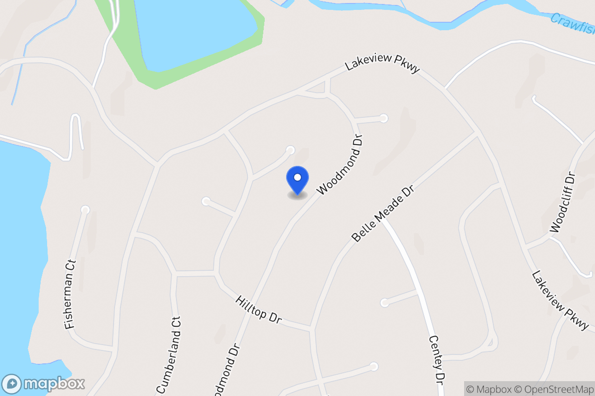 Map of 5256 Woodmond Dr