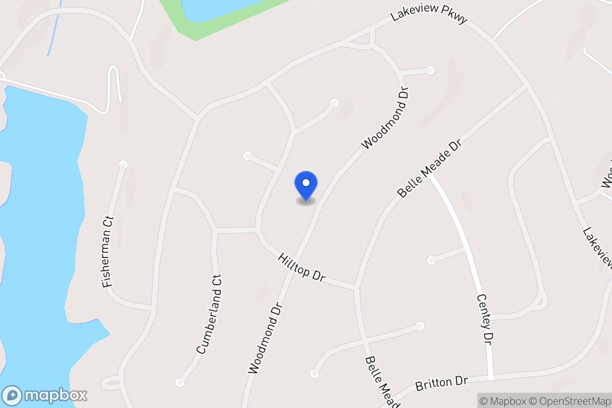 Map of 5261 Woodmond Dr
