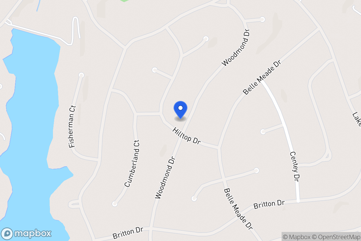 Map of 5264 Hilltop Dr