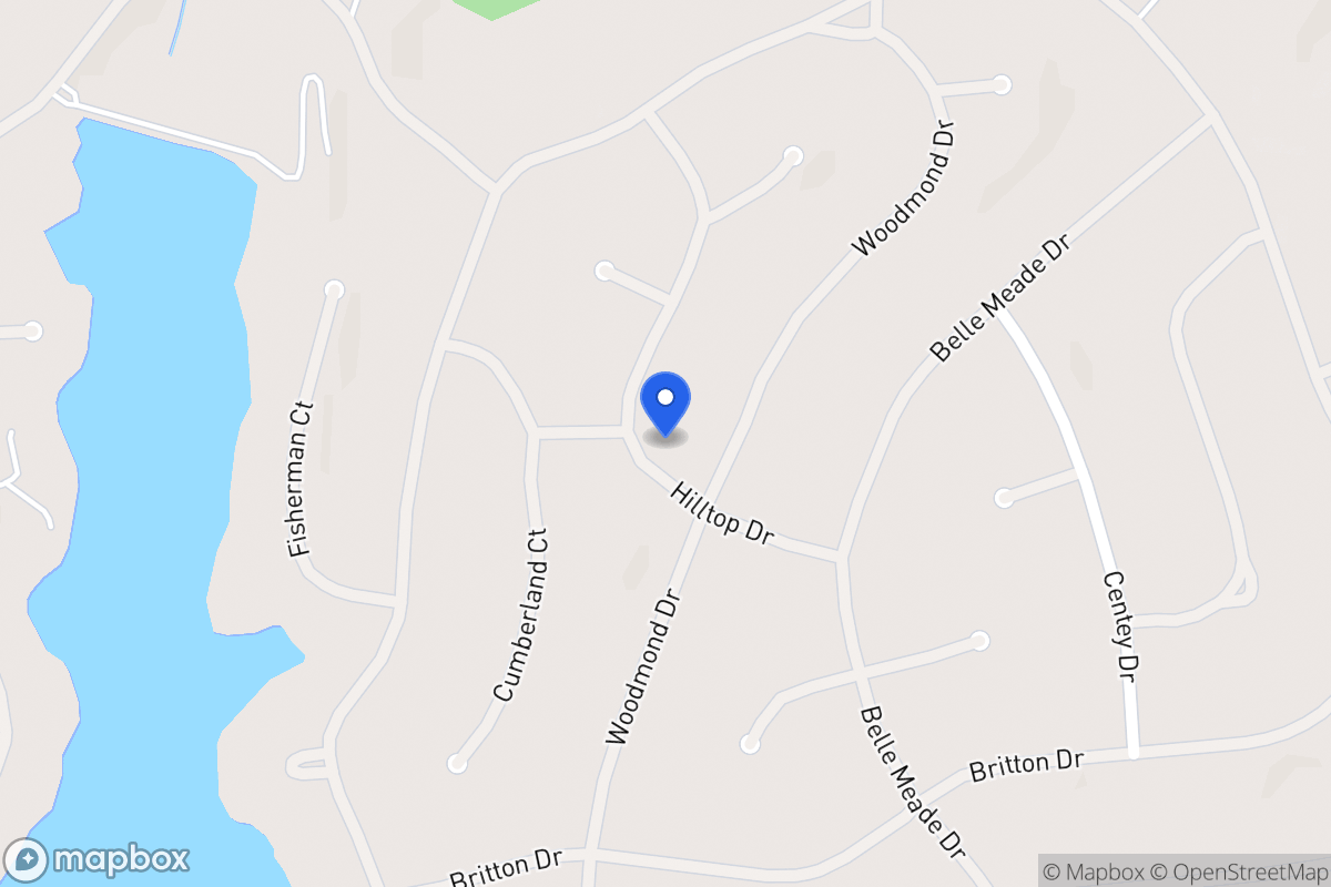 Map of 5265 Hilltop Dr