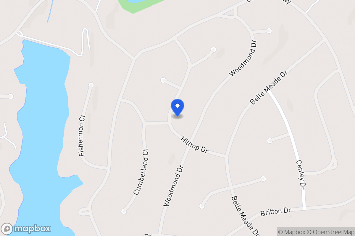 Map of 5266 Hilltop Dr