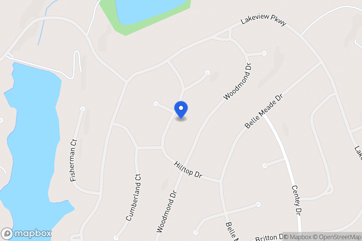 Map of 5269 Hilltop Dr