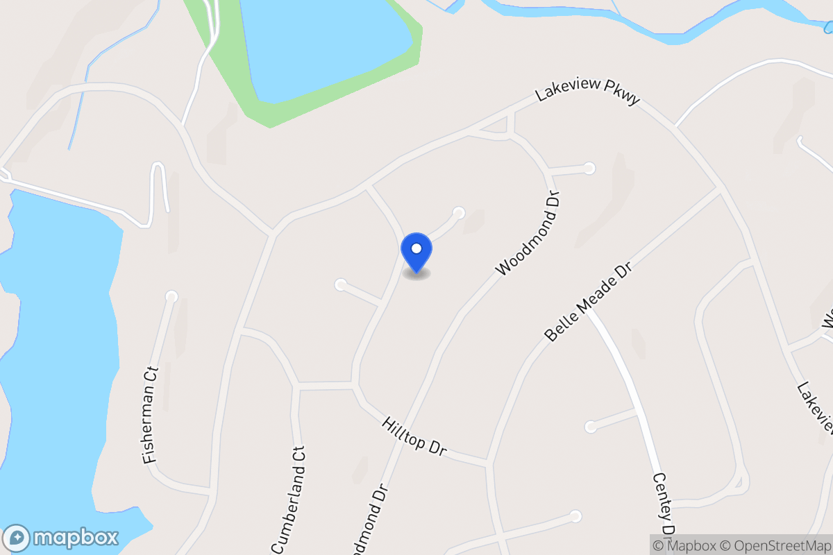 Map of 5272 Hilltop Dr