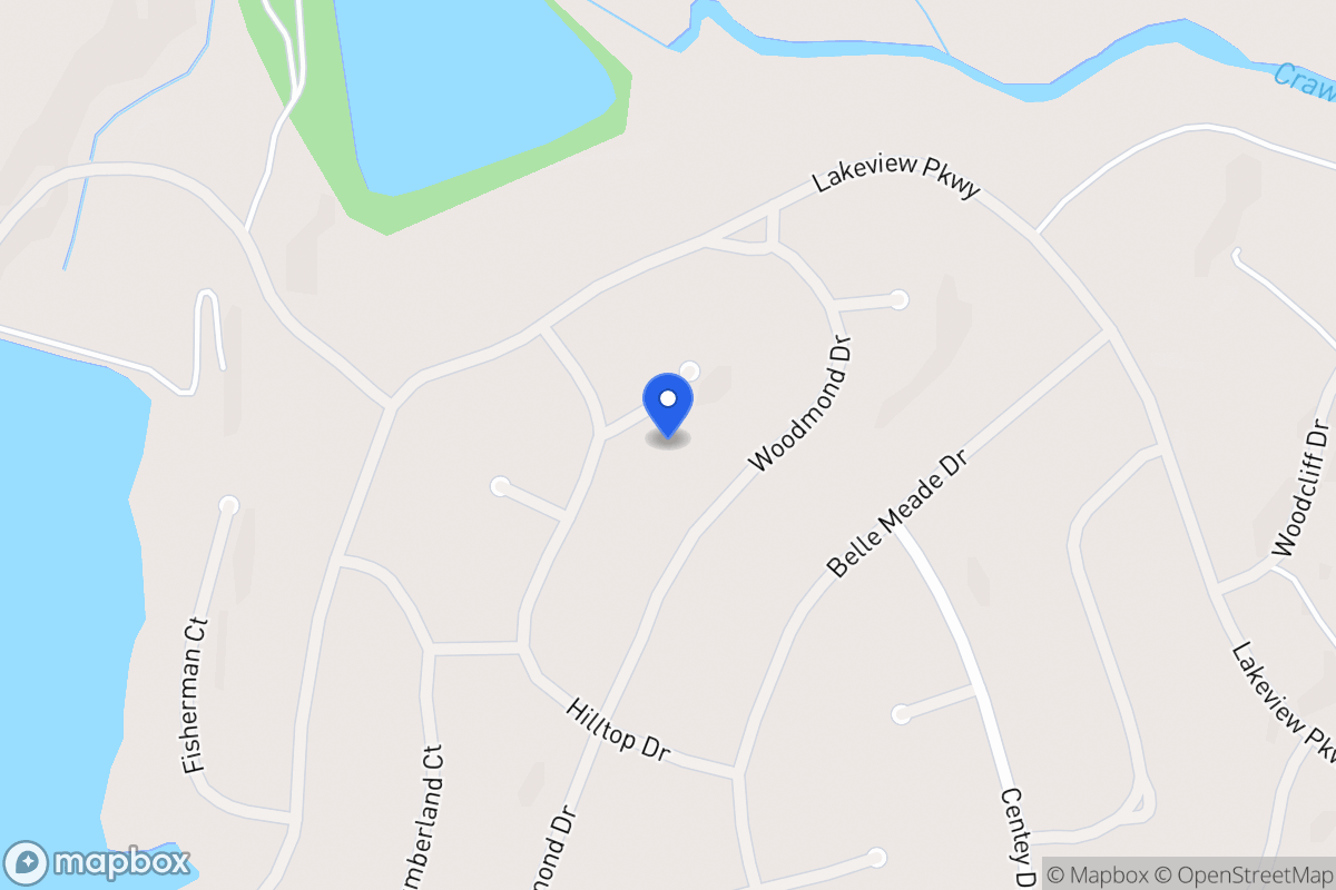 Map of 5274 Crockett Ct