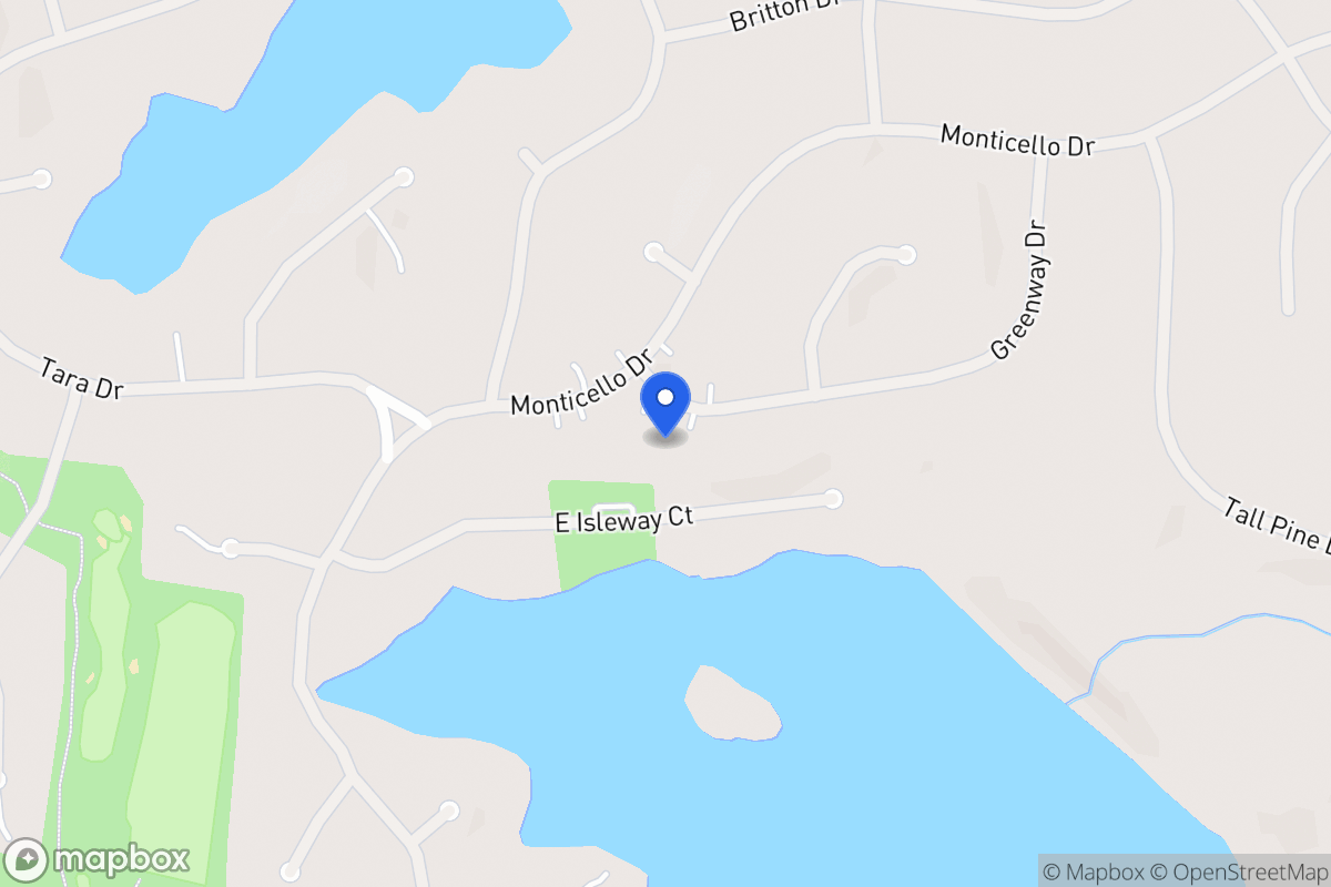 Map of 5283 Greenway Dr