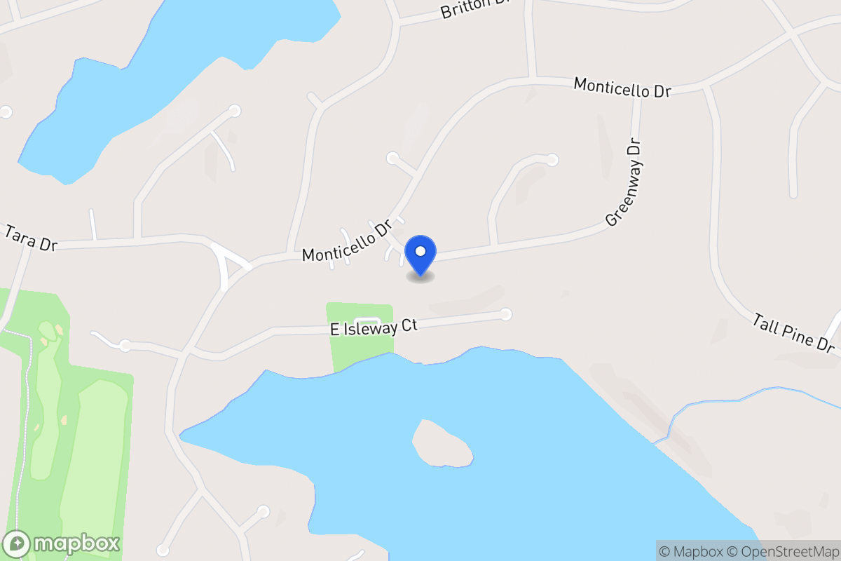 Map of 5284 Greenway Dr