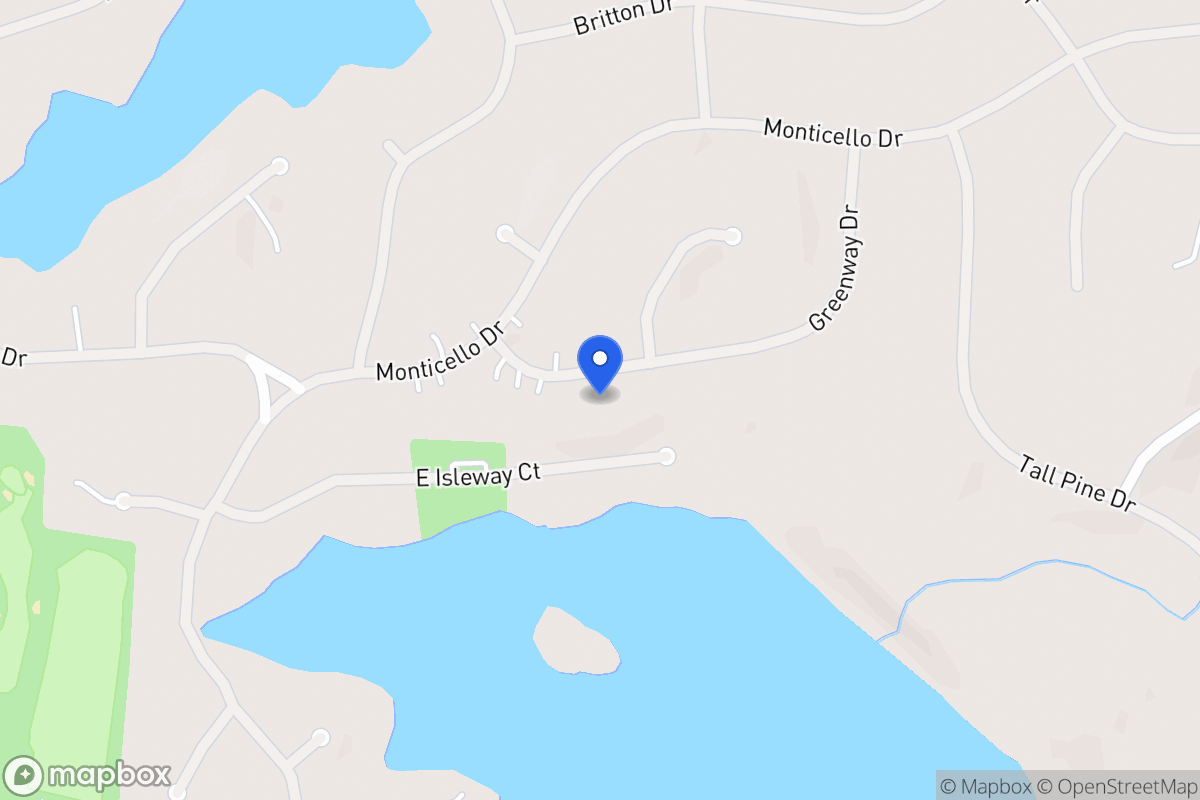 Map of 5286 Greenway Dr