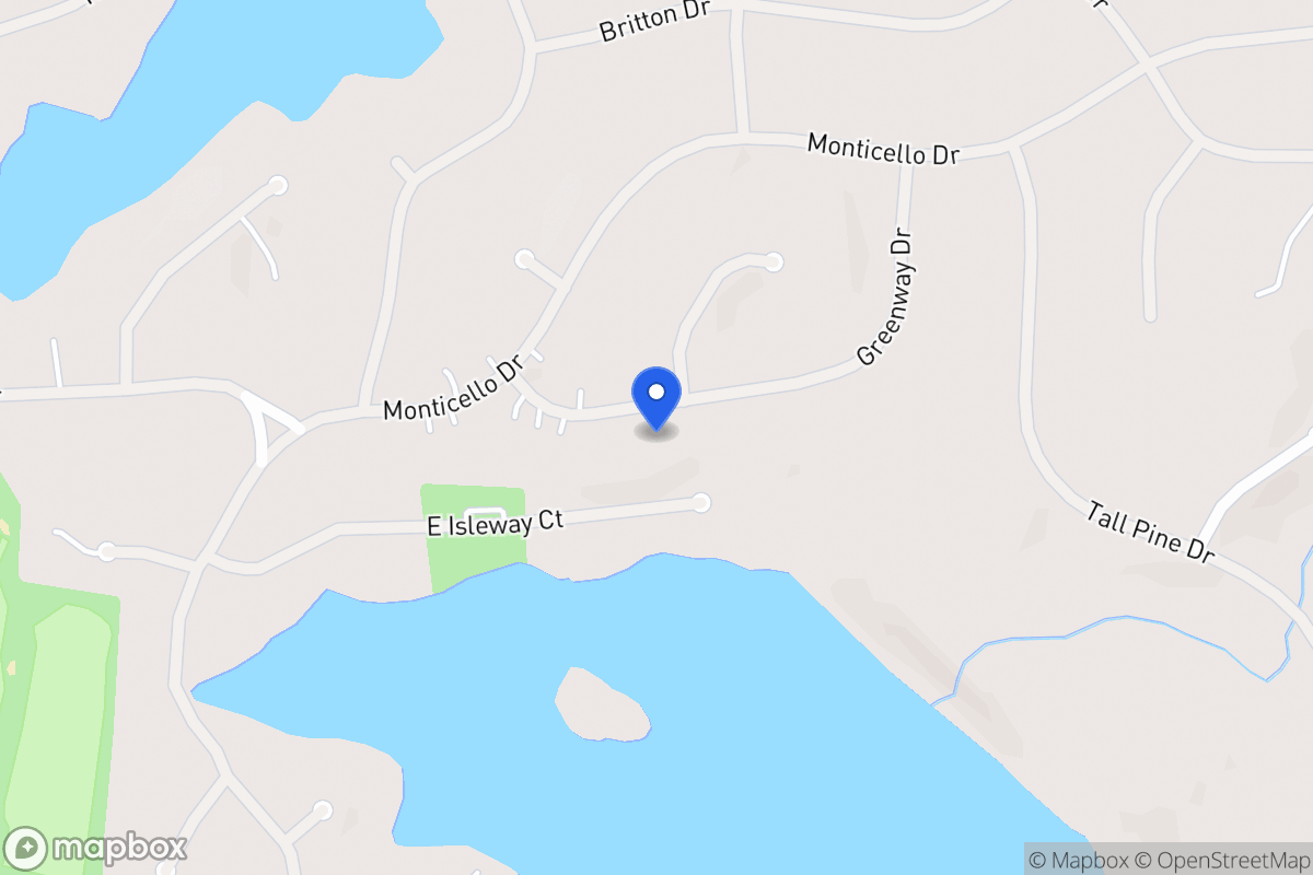 Map of 5287 Greenway Dr