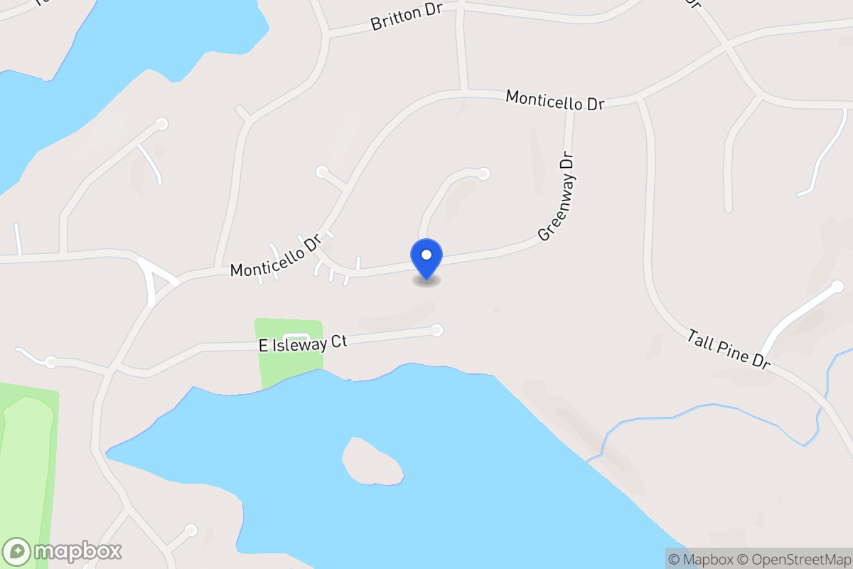 Map of 5288 Greenway Dr