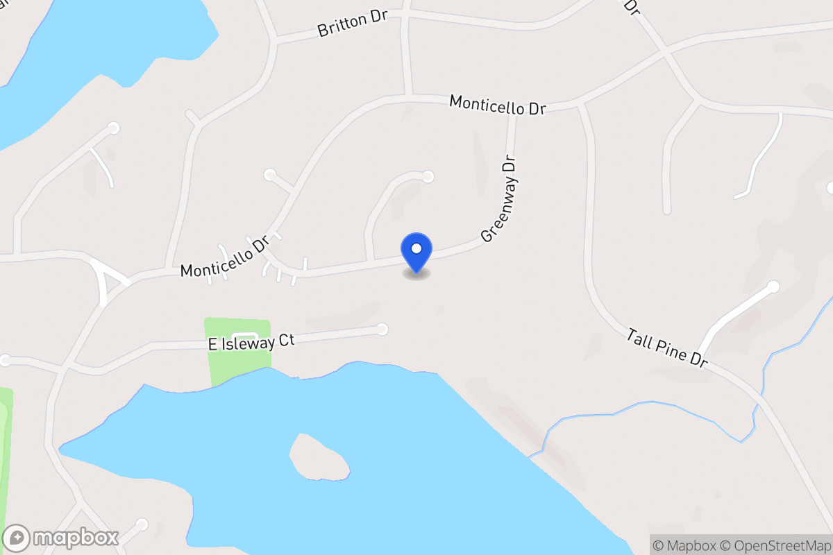 Map of 5290 Greenway Dr
