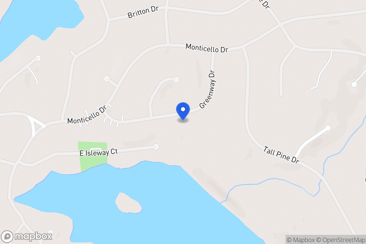 Map of 5292 Greenway Dr