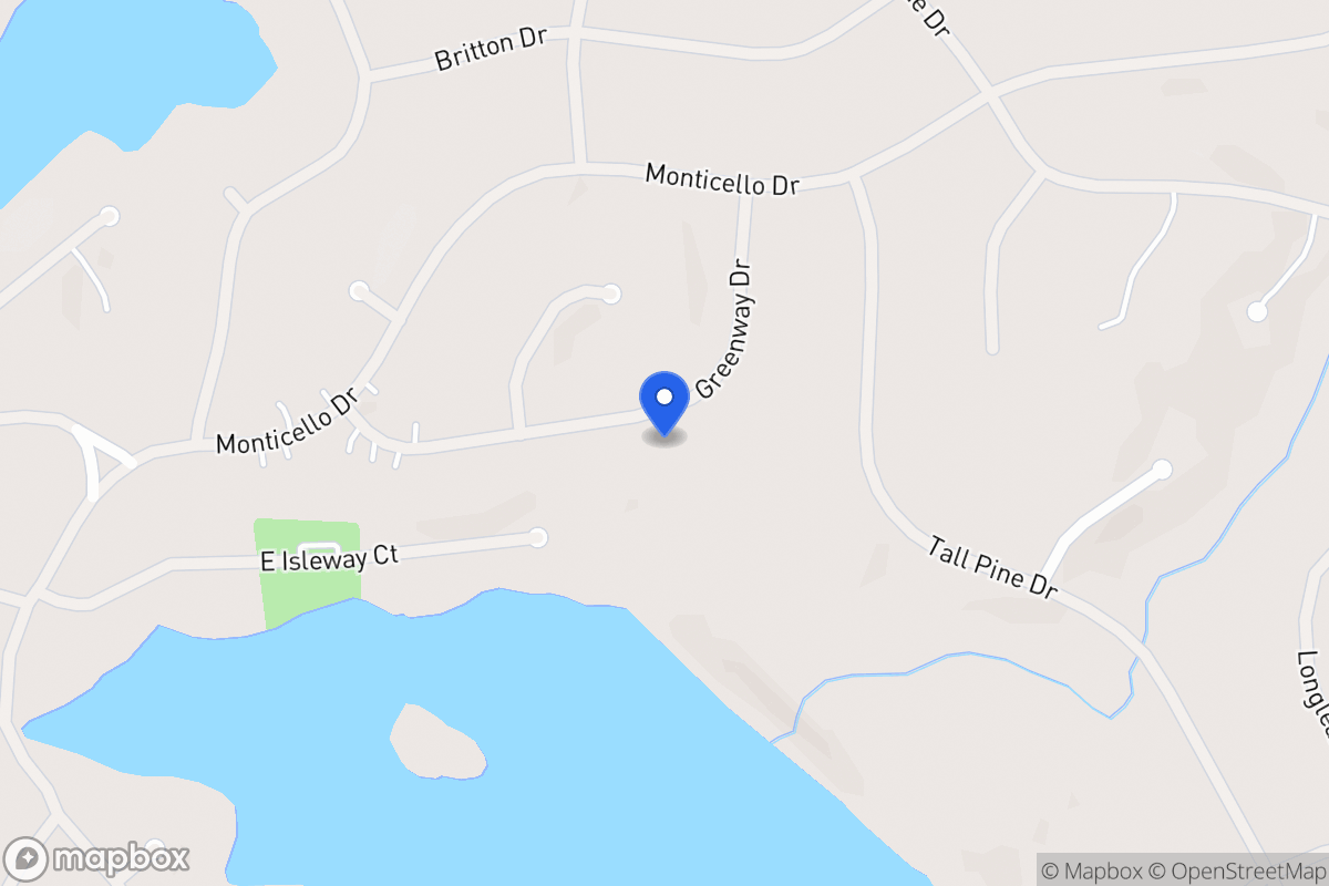 Map of 5293 Greenway Dr