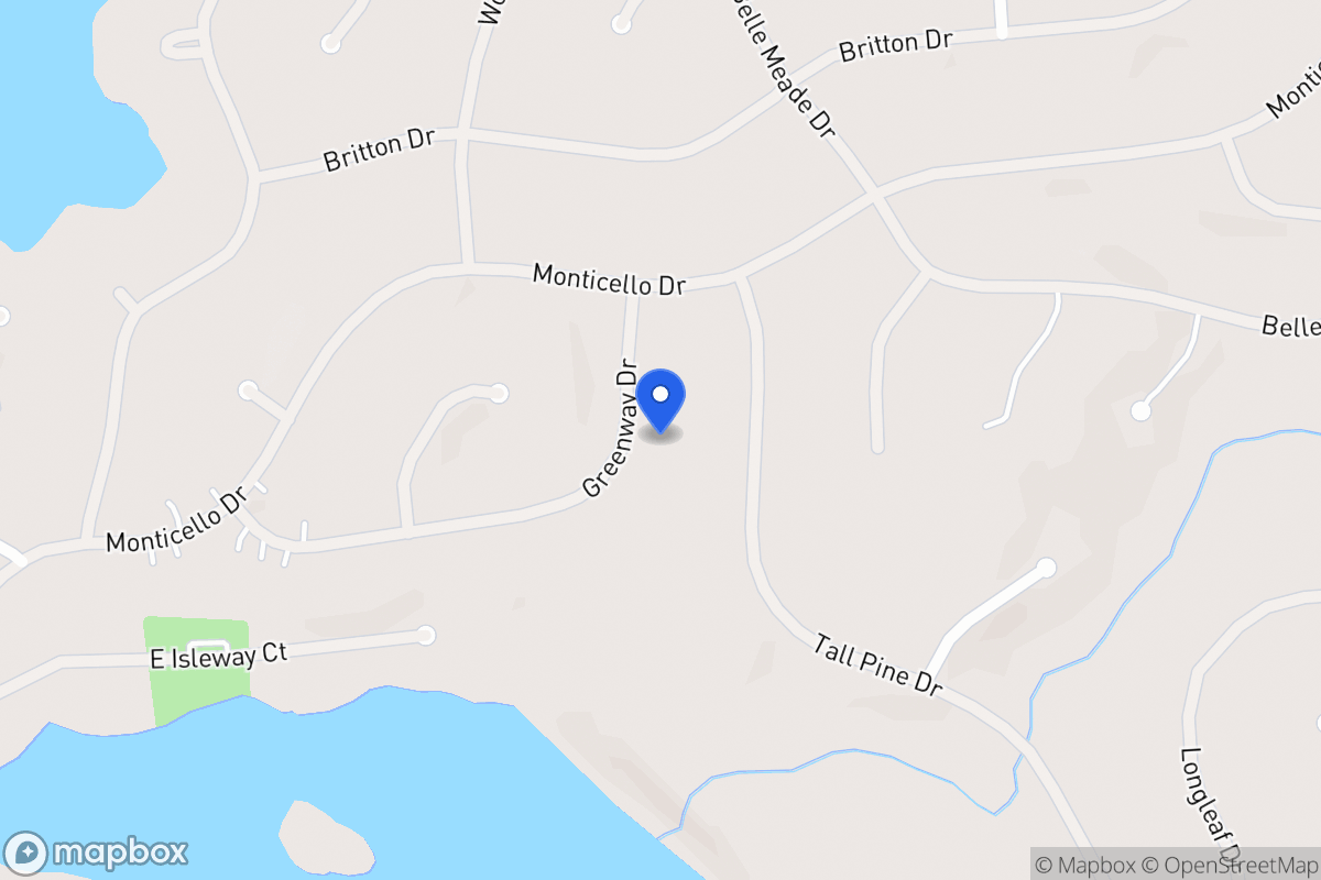Map of 5298 Greenway Dr