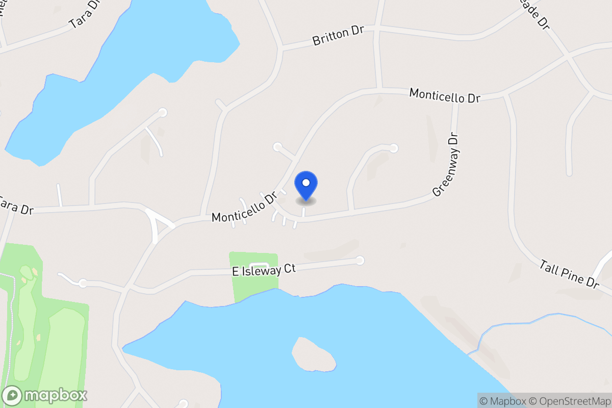 Map of 5303 Greenway Dr