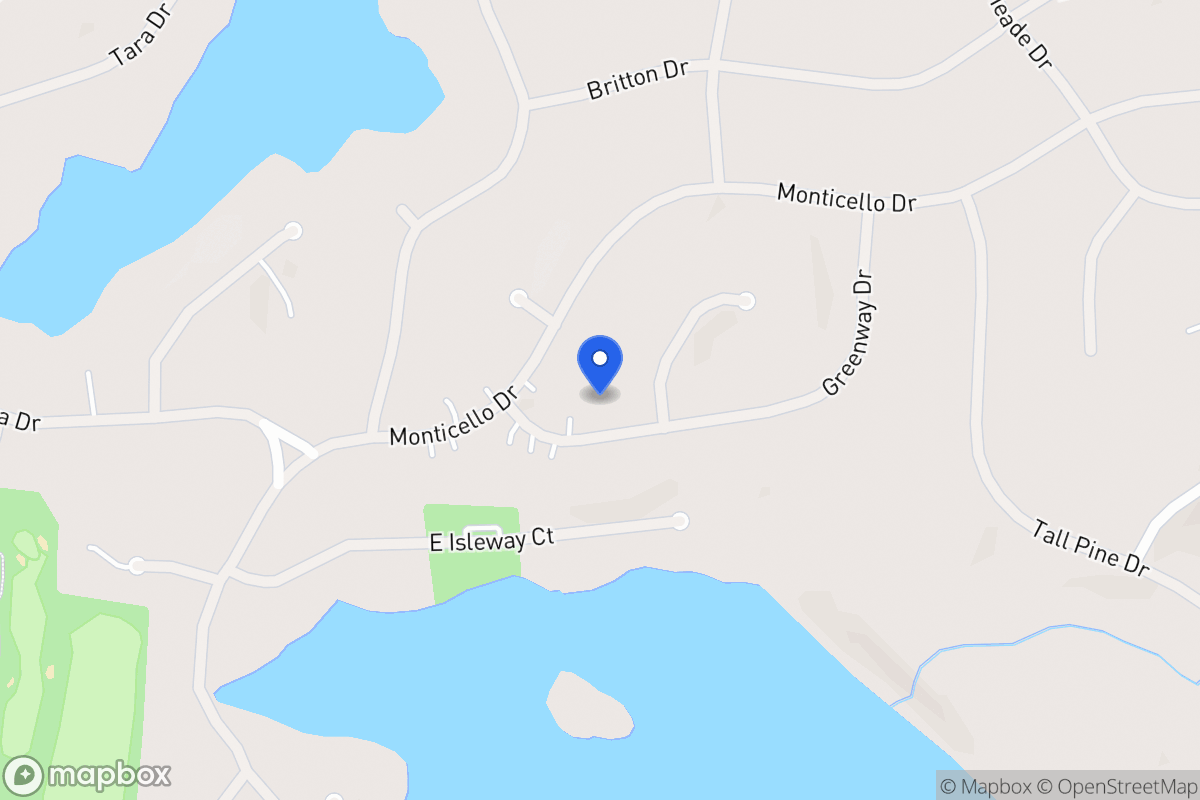 Map of 5304 Greenway Dr
