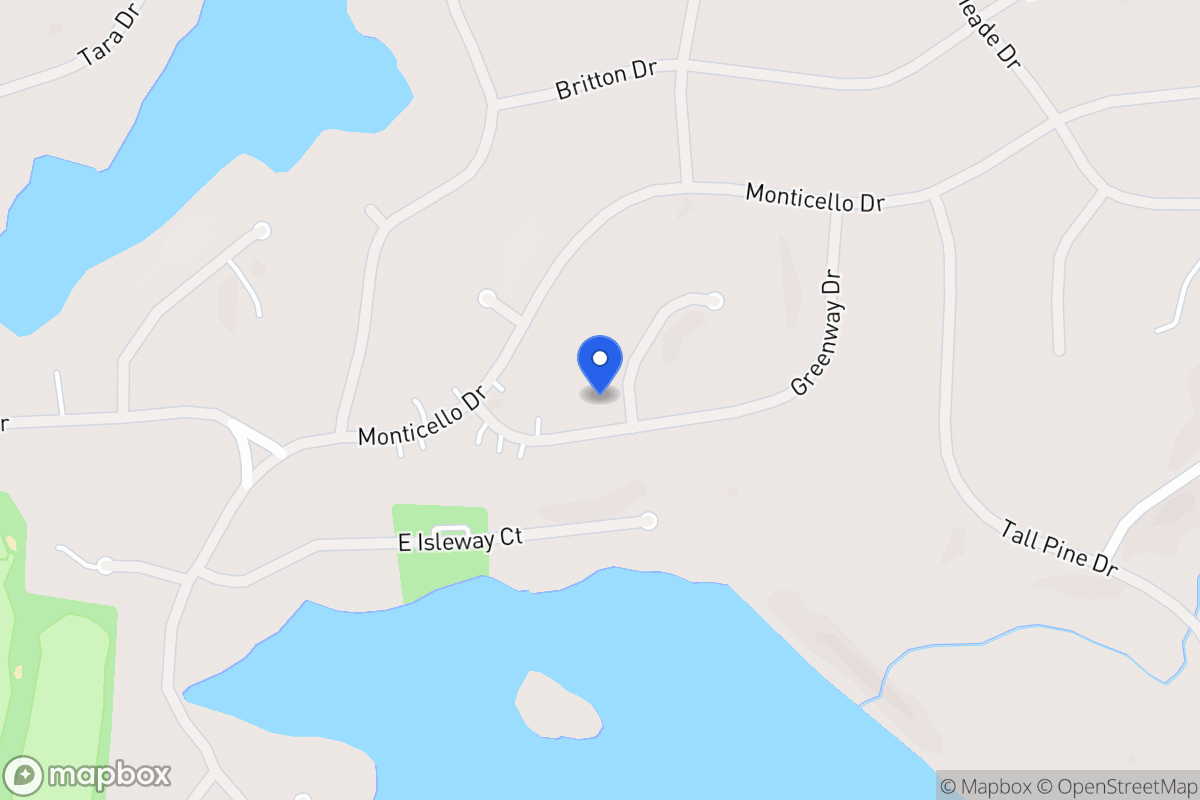 Map of 5305 Greenway Dr