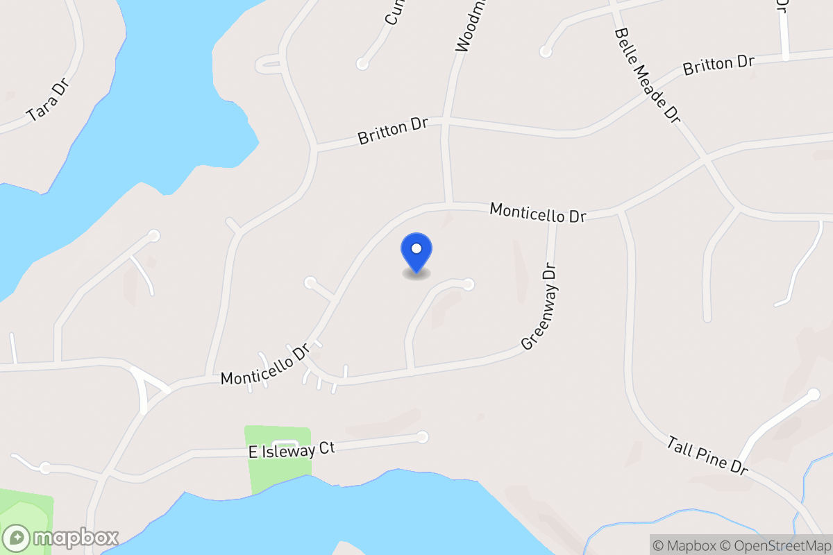 Map of 5309 Woodmere Ct