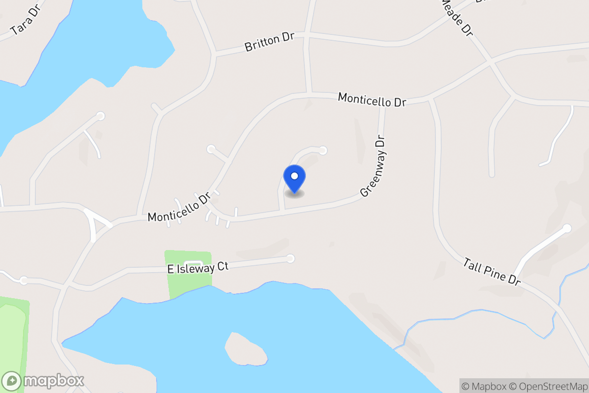 Map of 5318 Greenway Dr