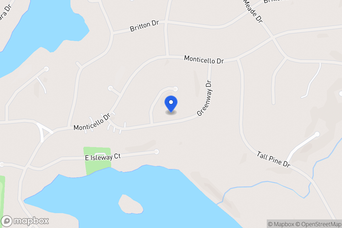Map of 5319 Greenway Dr