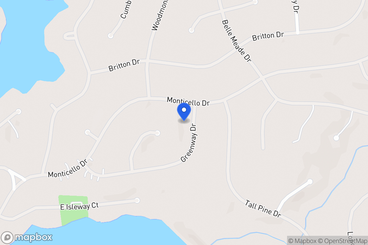 Map of 5326 Greenway Dr