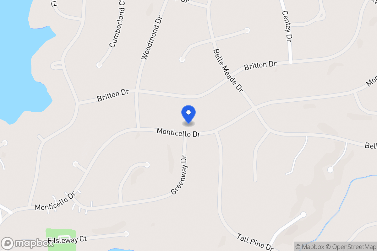 Map of 5334 Monticello Dr