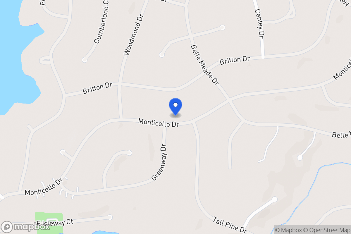 Map of 5335 Monticello Dr
