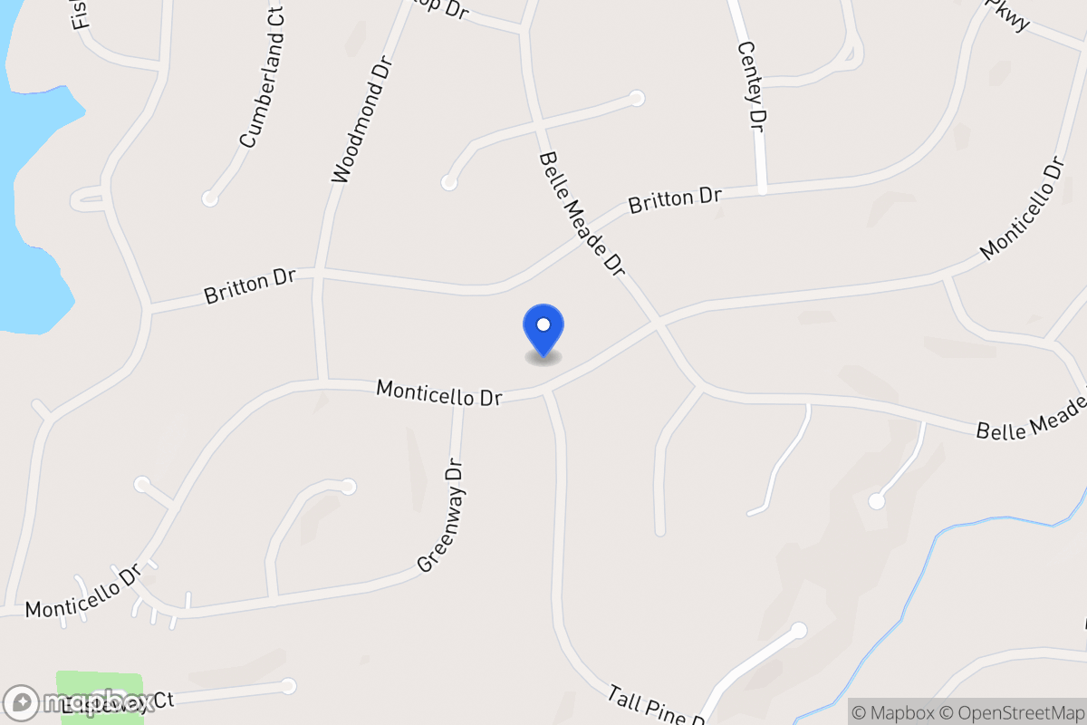 Map of 5337 Monticello Dr