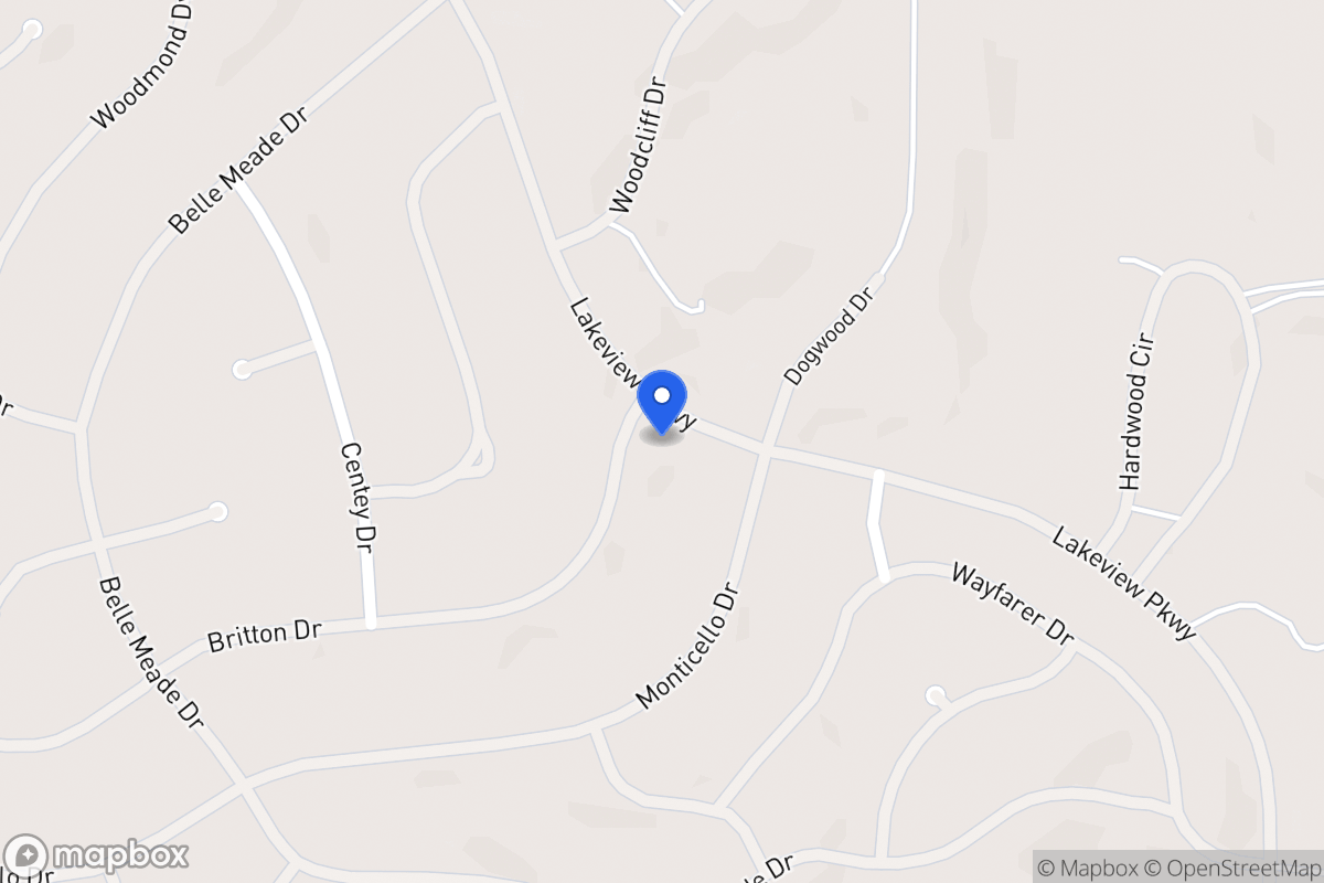 Map of 5364 Britton Dr
