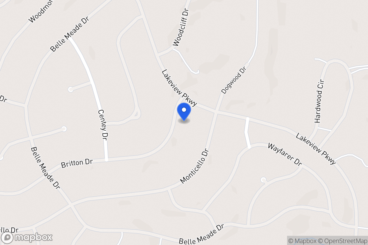 Map of 5365 Britton Dr
