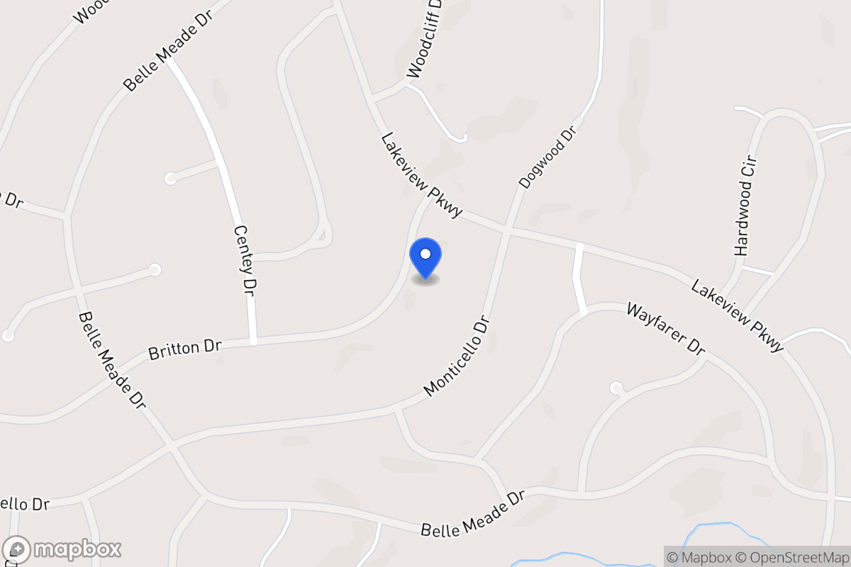 Map of 5367 Britton Dr