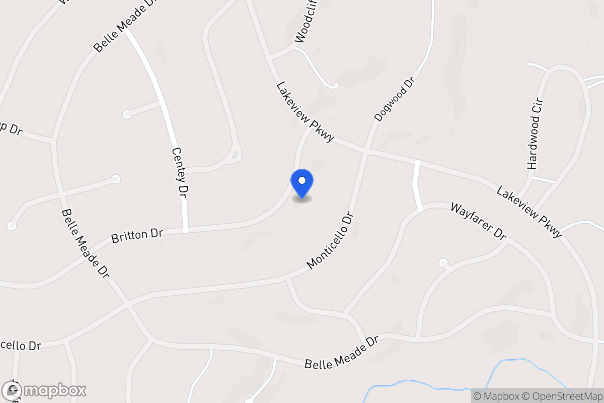 Map of 5368 Britton Dr