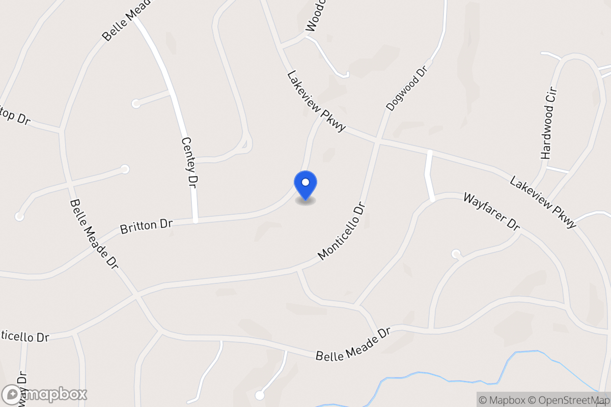 Map of 5369 Britton Dr