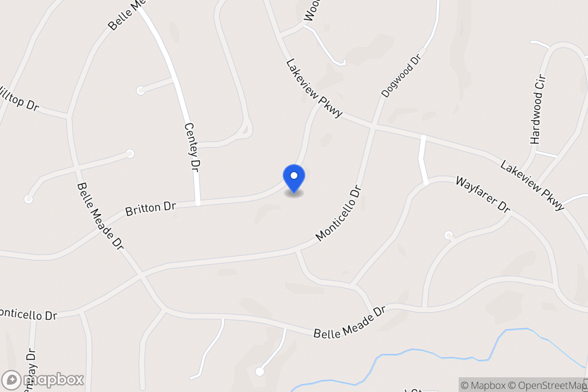 Map of 5370 Britton Dr