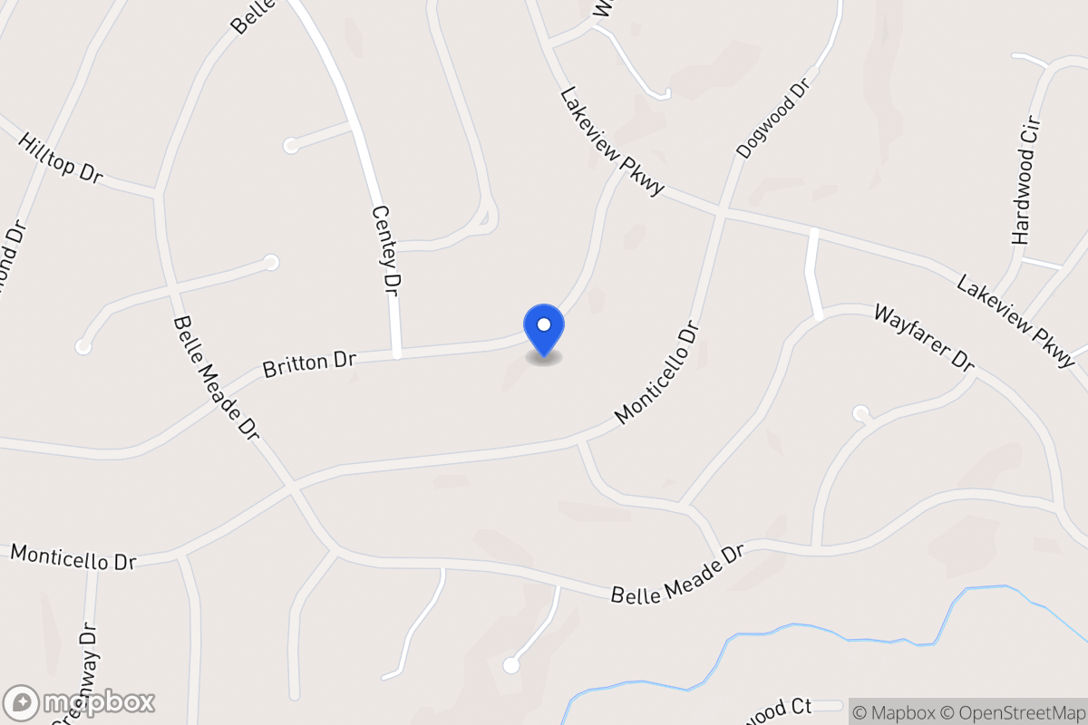 Map of 5371 Britton Dr