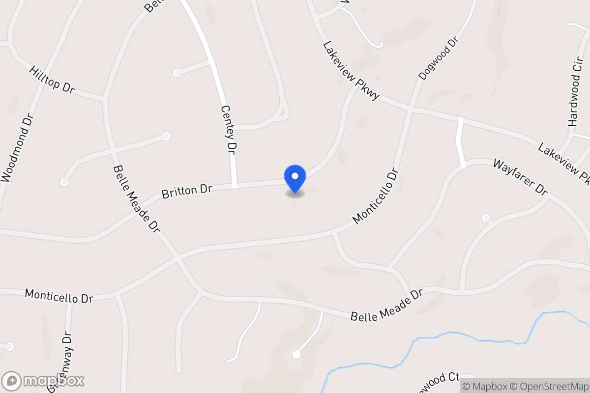 Map of 5373 Britton Dr