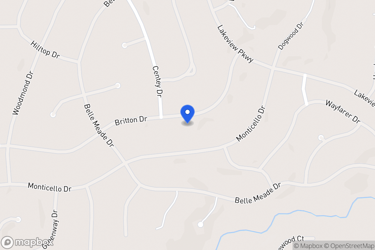 Map of 5375 Britton Dr