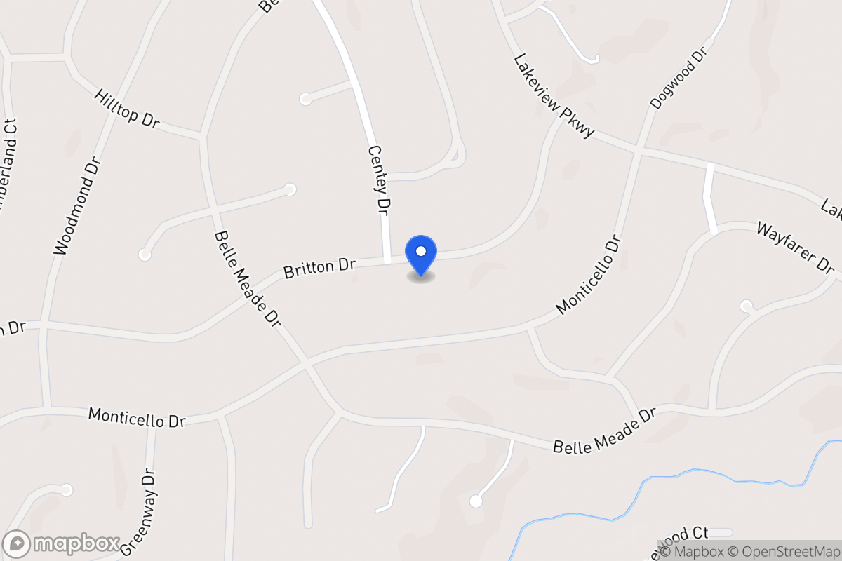 Map of 5376 Britton Dr