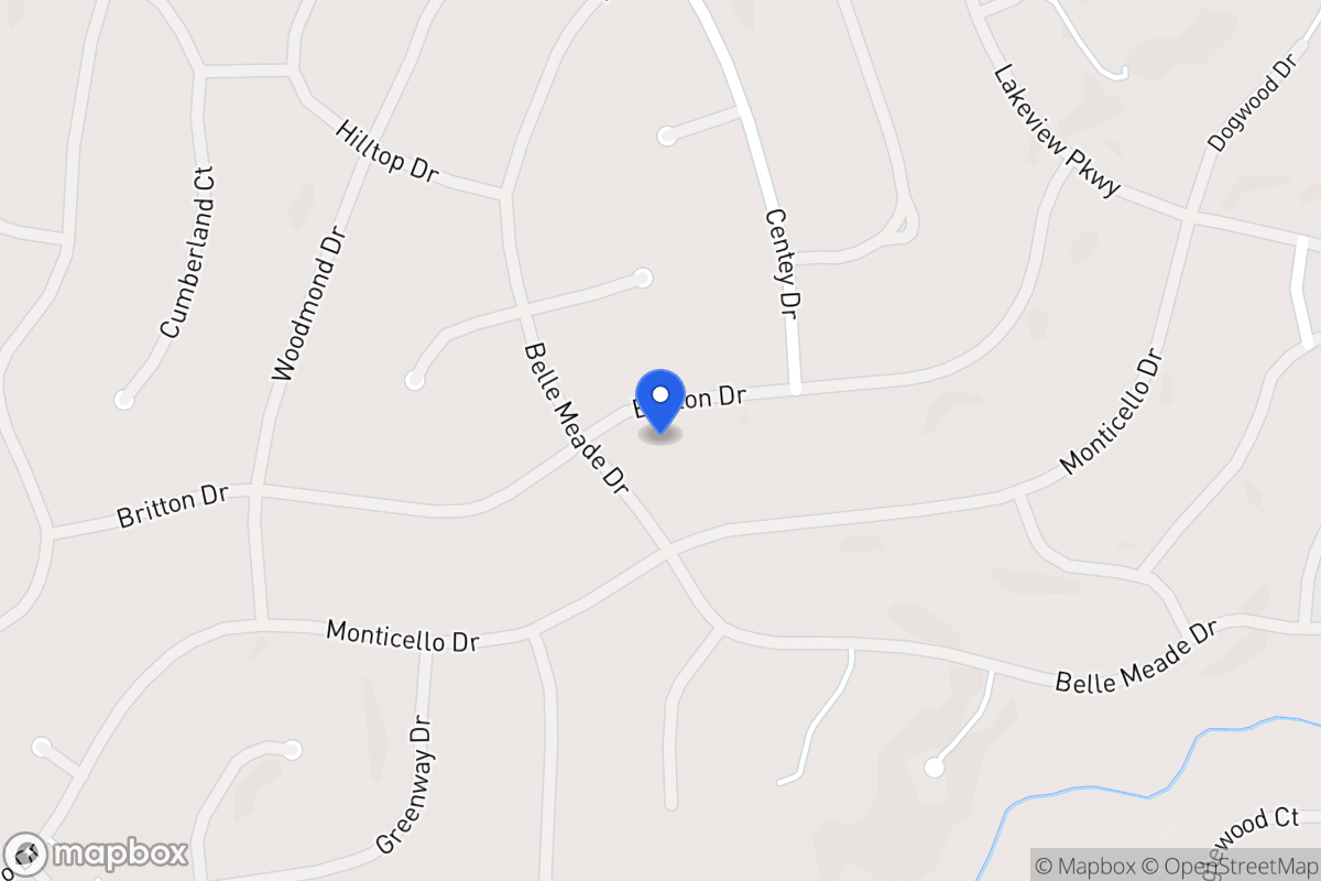 Map of 5383 Britton Dr