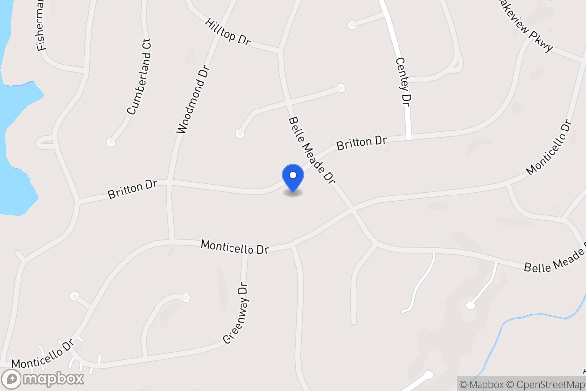 Map of 5387 Britton Dr